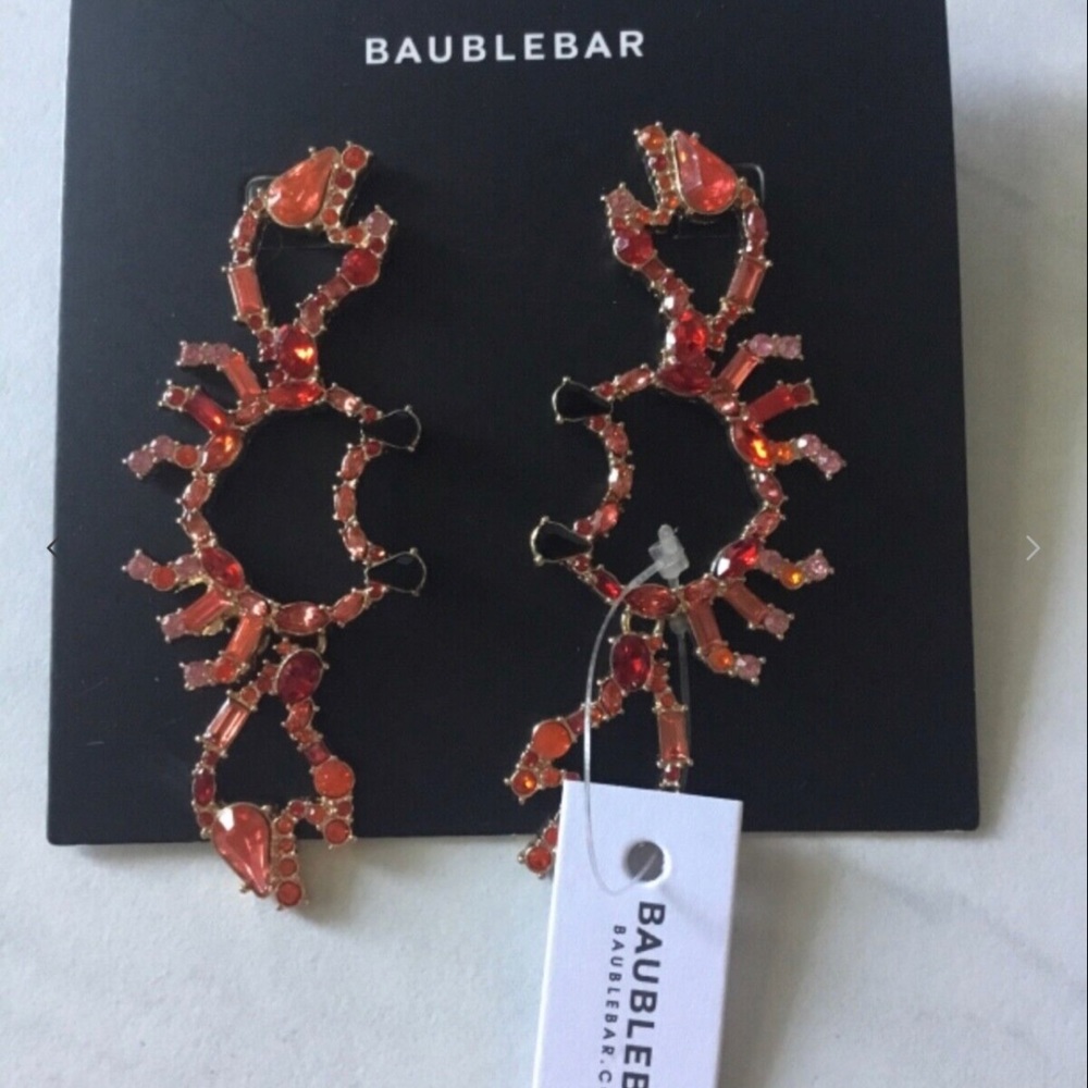 Baublebar HERMIT DROP EARRINGS-RED $44